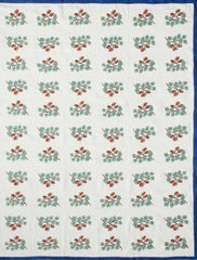 NAPPE FRAISES BRODERIE LAINE