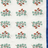 NAPPE FRAISES BRODERIE LAINE