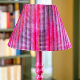 Striped Velvet Lampshade