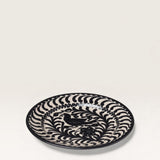 Black Bird Dessert Plate
