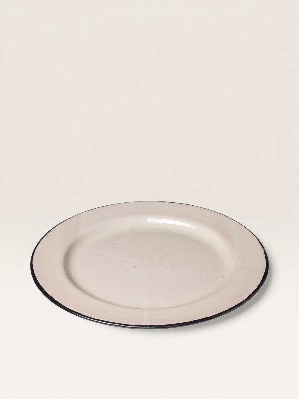 Assiette à Dîner Bordure Noire