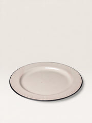 Dinner Plate with Black Rim