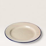 Blue Rimmed Dessert Plate