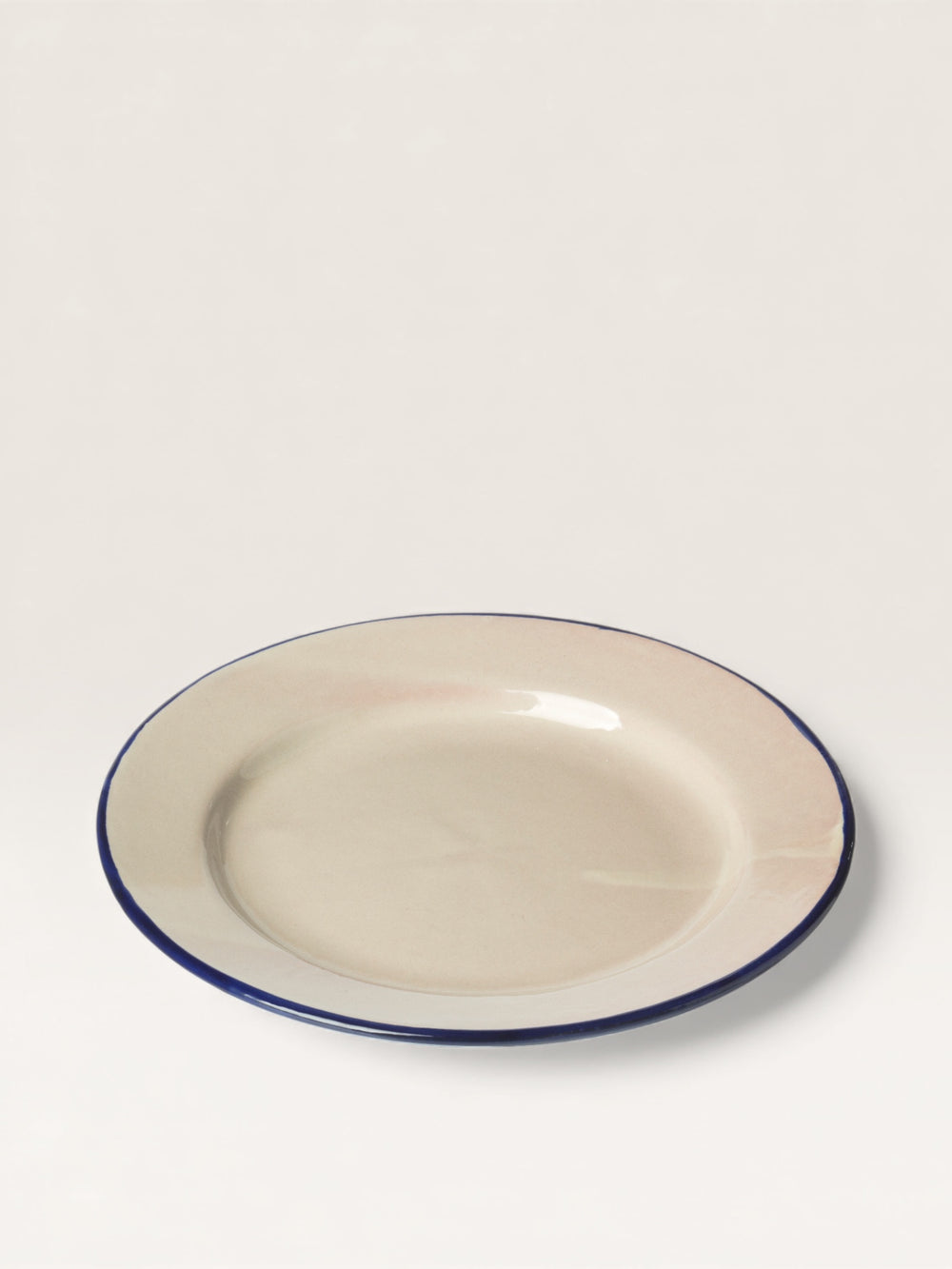 Assiette à Dessert Bordure Bleue