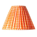 Vichy Orange Lampshade