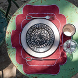 Black Bird Dessert Plate