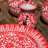 Red Bird Serving Plate