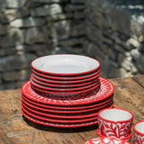 Red Bird Serving Plate