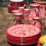 Red Bird Serving Plate