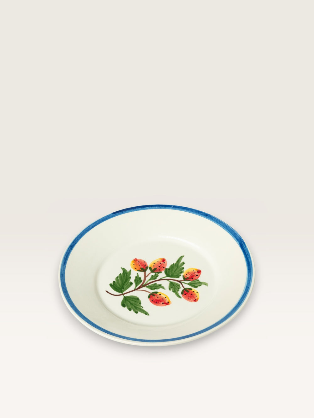 Assiette à Dessert Fraise