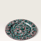 Brown and Green Birds Dinner Plate