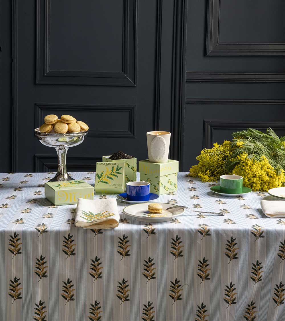 Nappe Rayure Mimosa
