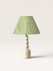 Lampe Asturias et Abat jour Ikat Vert Amande
