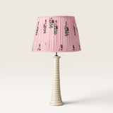 Lampe Faro et Abat jour Fleurs Rose Rouge et Vert