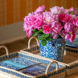 Blue and Green Birds Ice Bucket