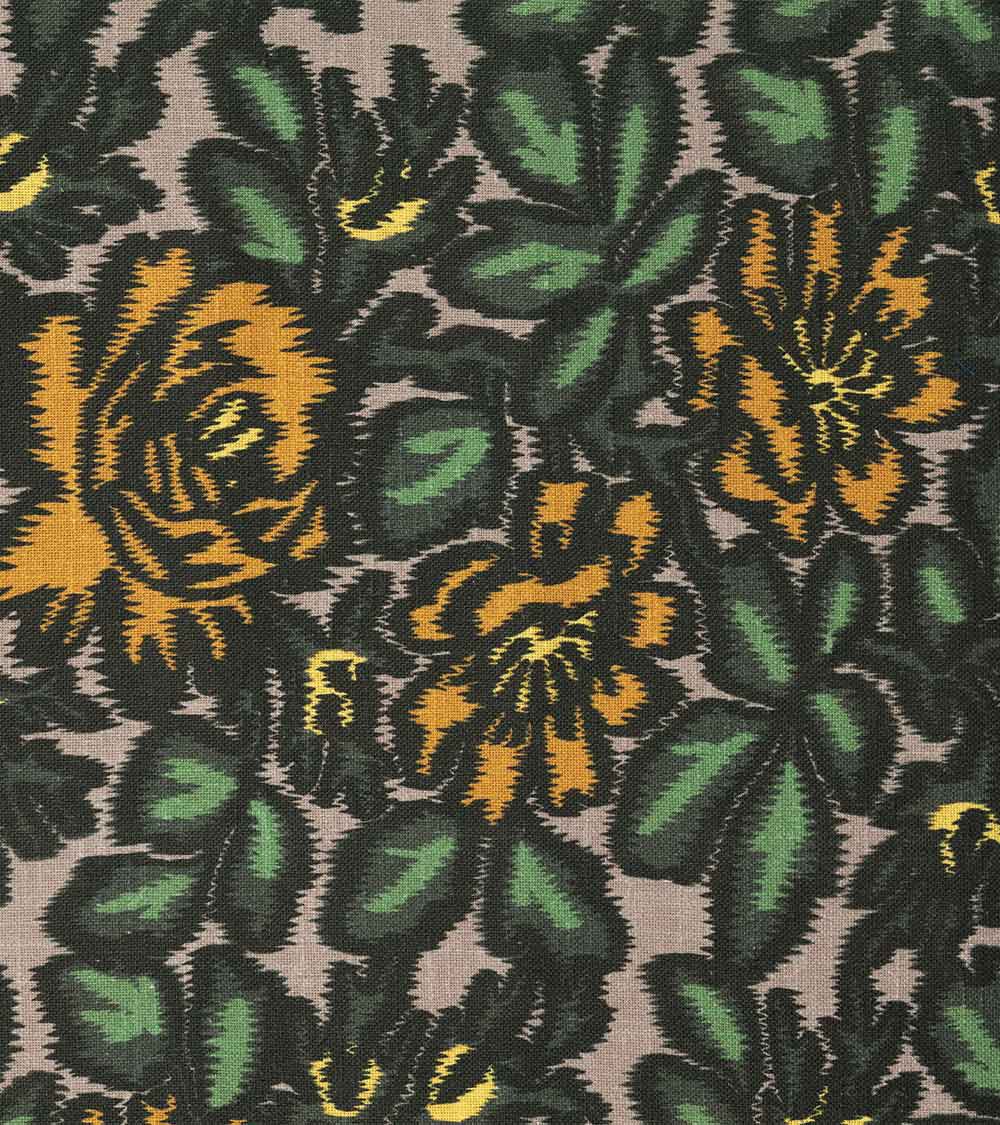 Ikat Garden Fabric